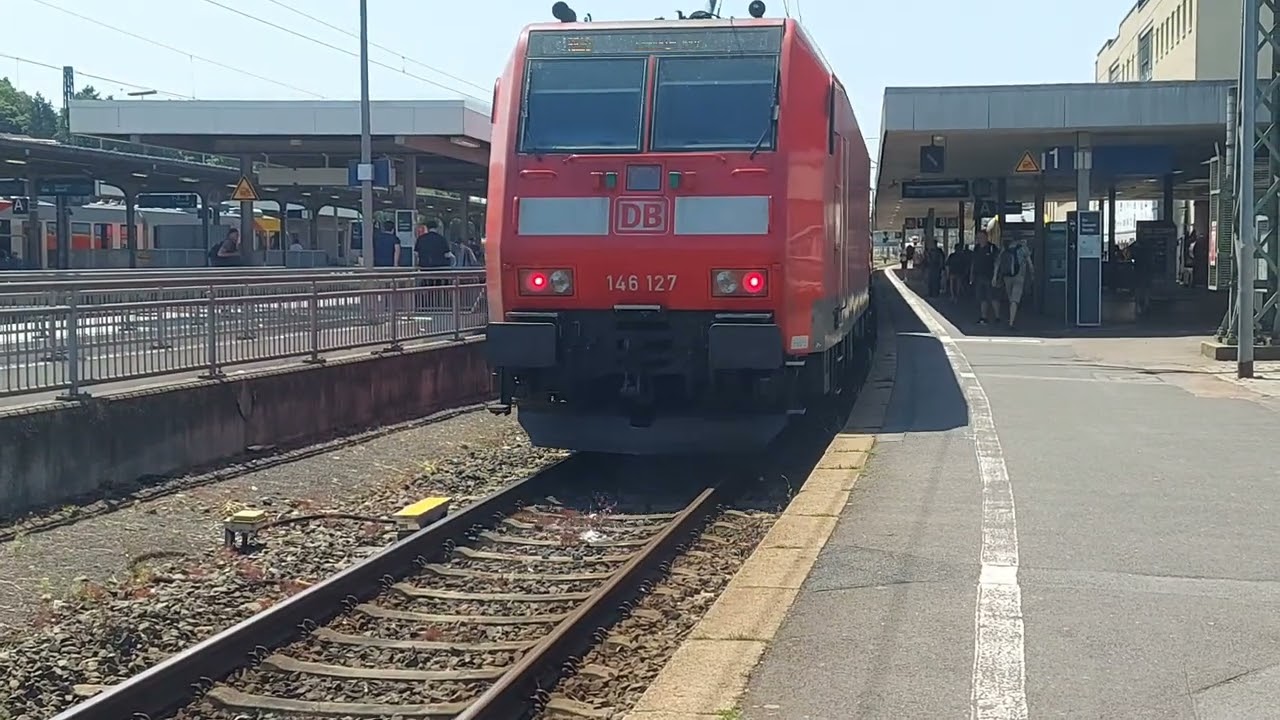 Zugverkehr am Bahnhof Limburg(Lahn)