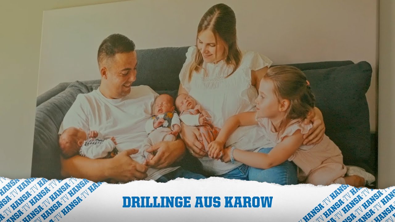 👨‍👩‍👧Nachwuchs in der Hansa-Familie: Drillinge aus Karow💙🤍❤️