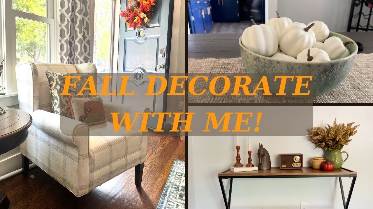NEW HOUSE FALL DECORATE WITH ME 2023 🍂 | FALL CLEAN AND DECORATE WITH ME MODERN FARMHOUSE |