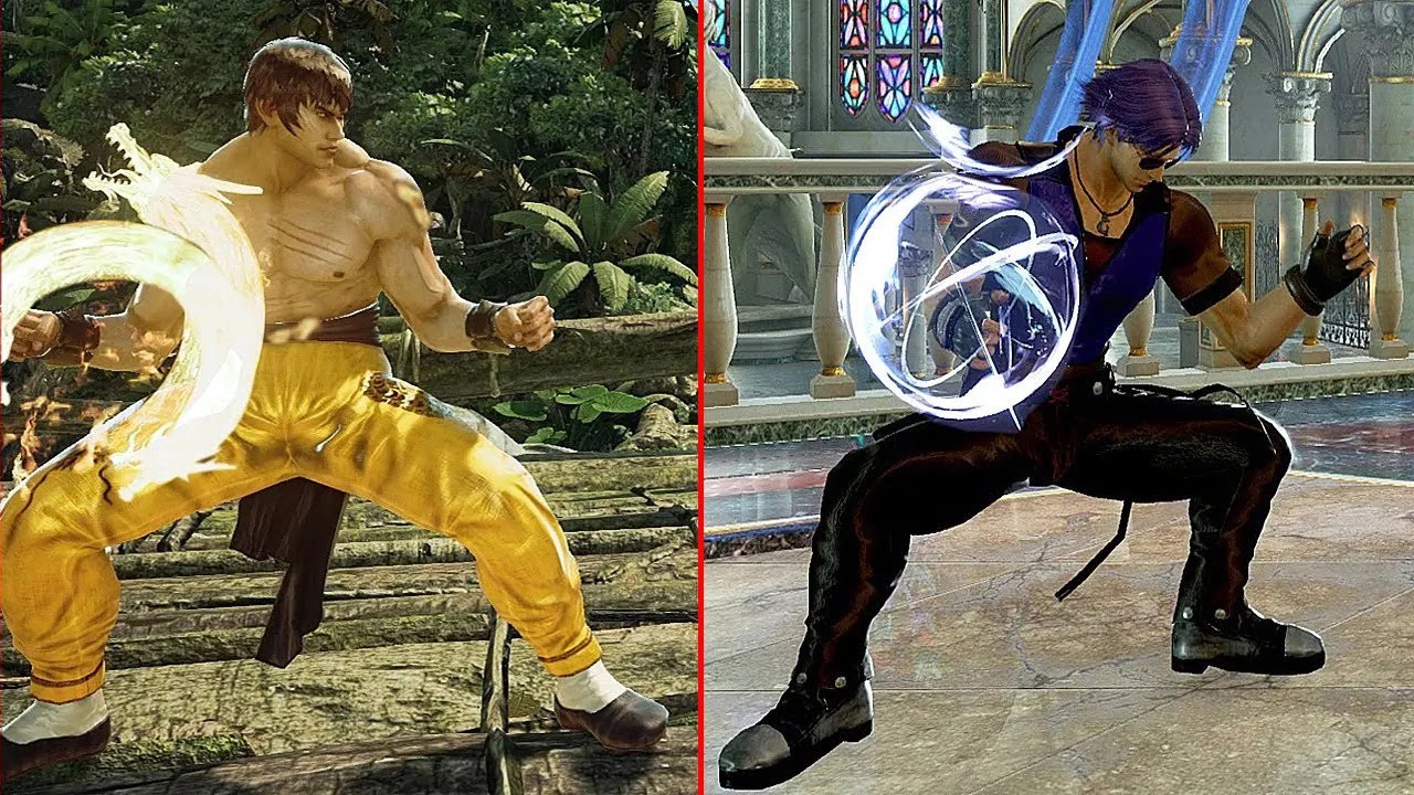 Tekken - Law and Lee Chaolan Same Charge Power Punch Evolution Gameplay (1080p 60FPS) 2022