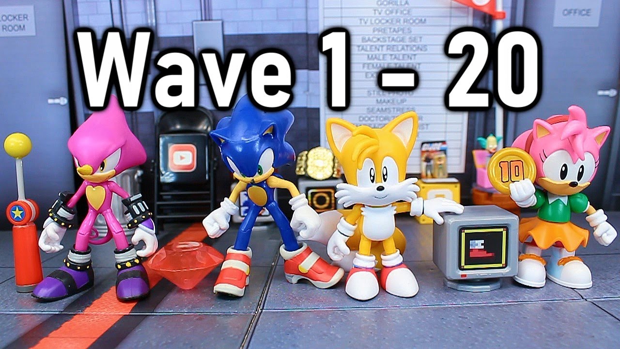 Jakks Pacific Sonic Figures Wave 1-20!