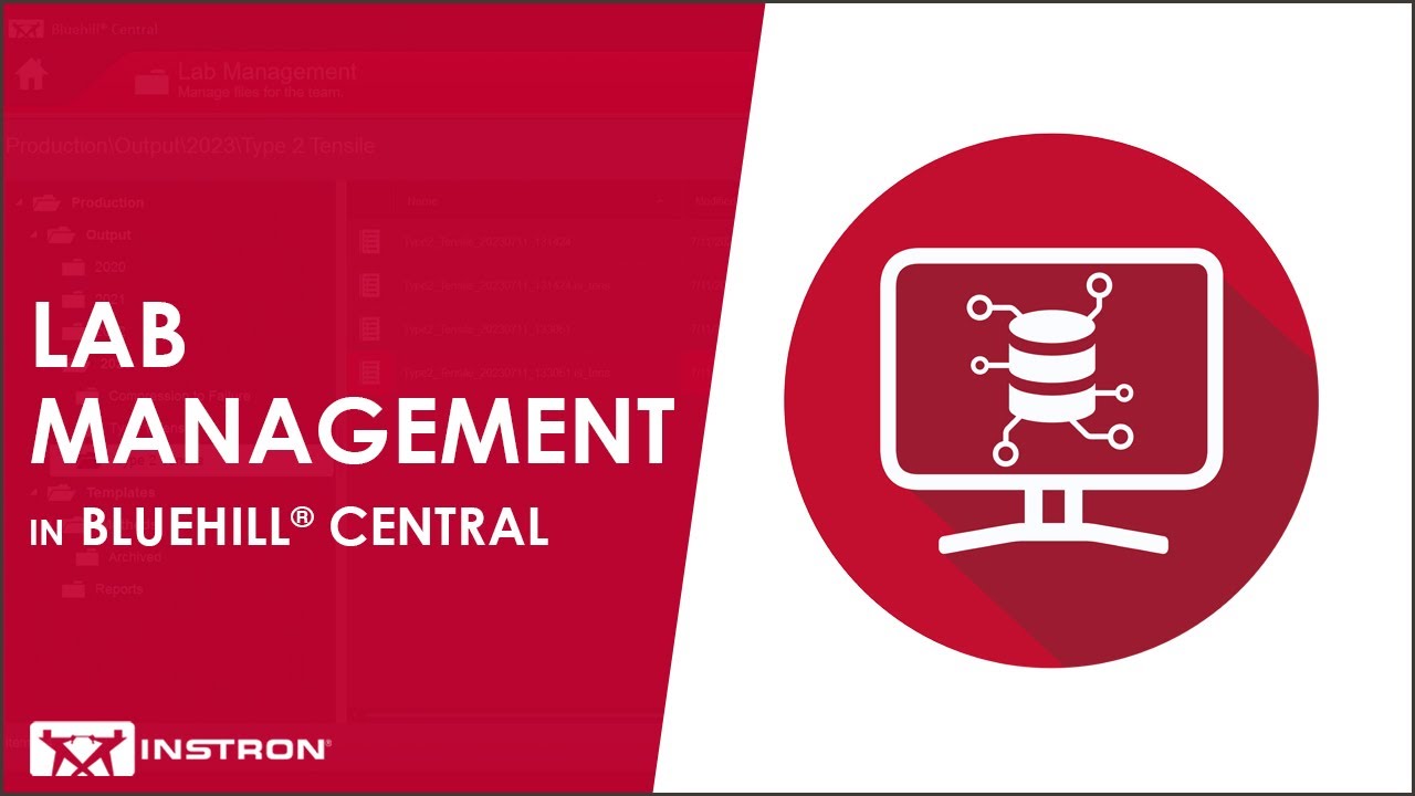 Lab Management in Bluehill® Central