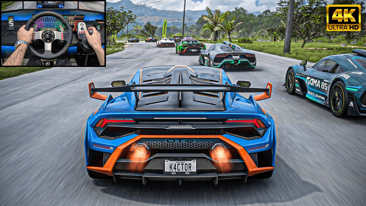 1200HP Lamborghini Huracán STO Vs HyperCars Goliath Race - Forza Horizon 5
