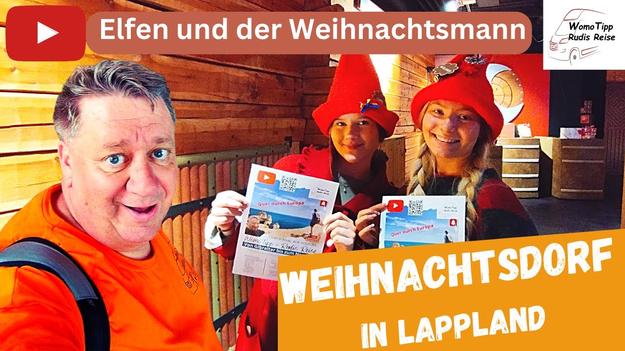0105 Besuch beim Weihnachtsmann in Rovaniemi, Lappland, Finland, direkt am Polarkreis