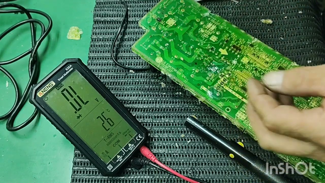 placa lava e seca LG com a fonte queimada como resolver