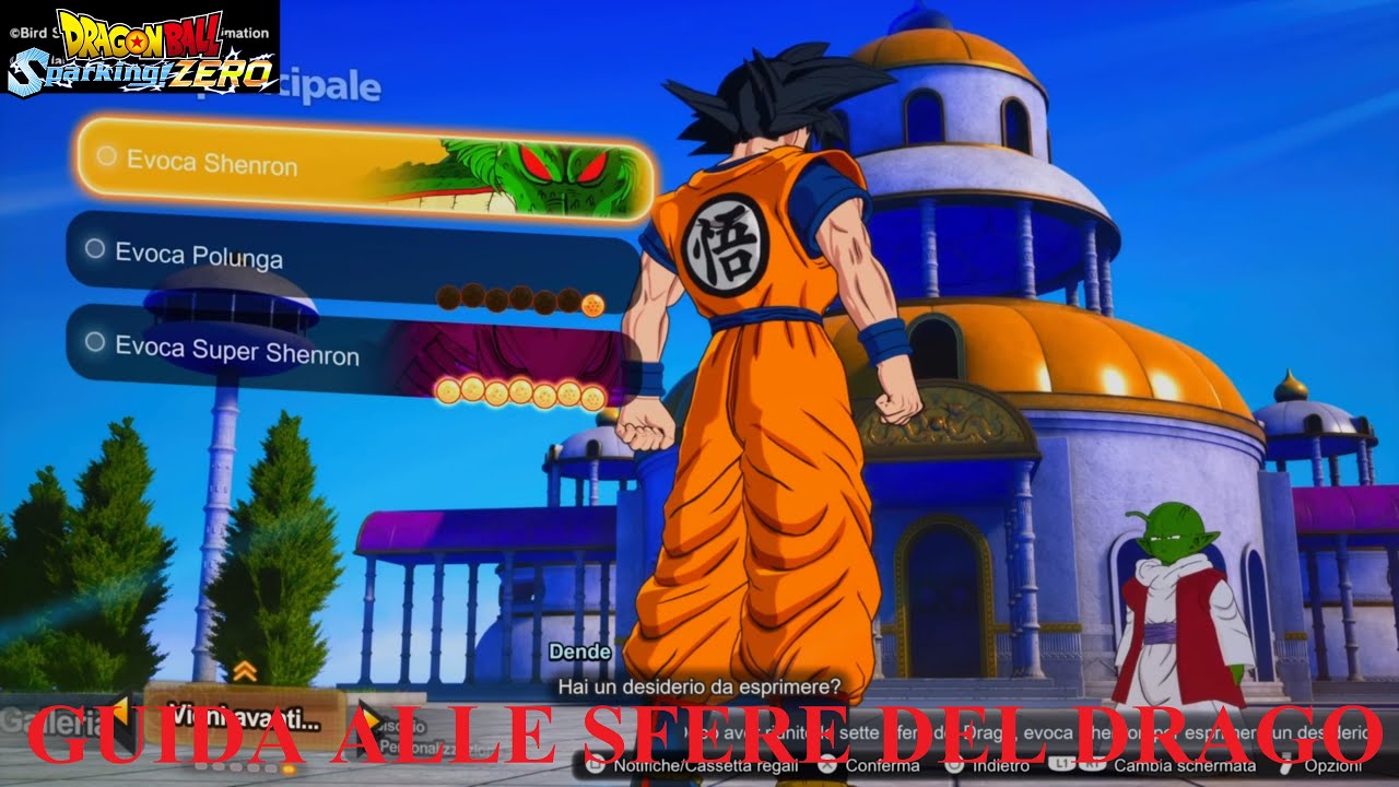Dragon Ball Sparking Zero Gameplay ITA PS5 - Guida: come ottenere le sfere del drago