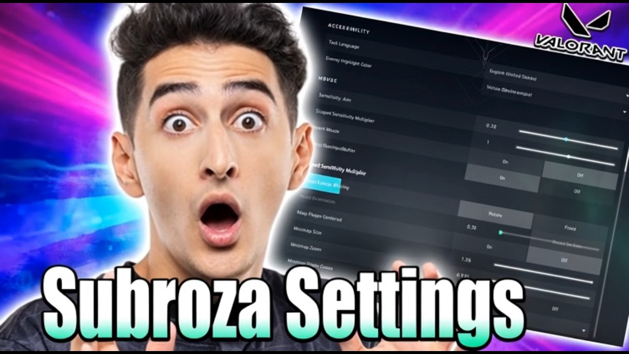 Subroza Valorant Settings 2026 &ndash; The EXACT Setup Turning Him Into a Monster