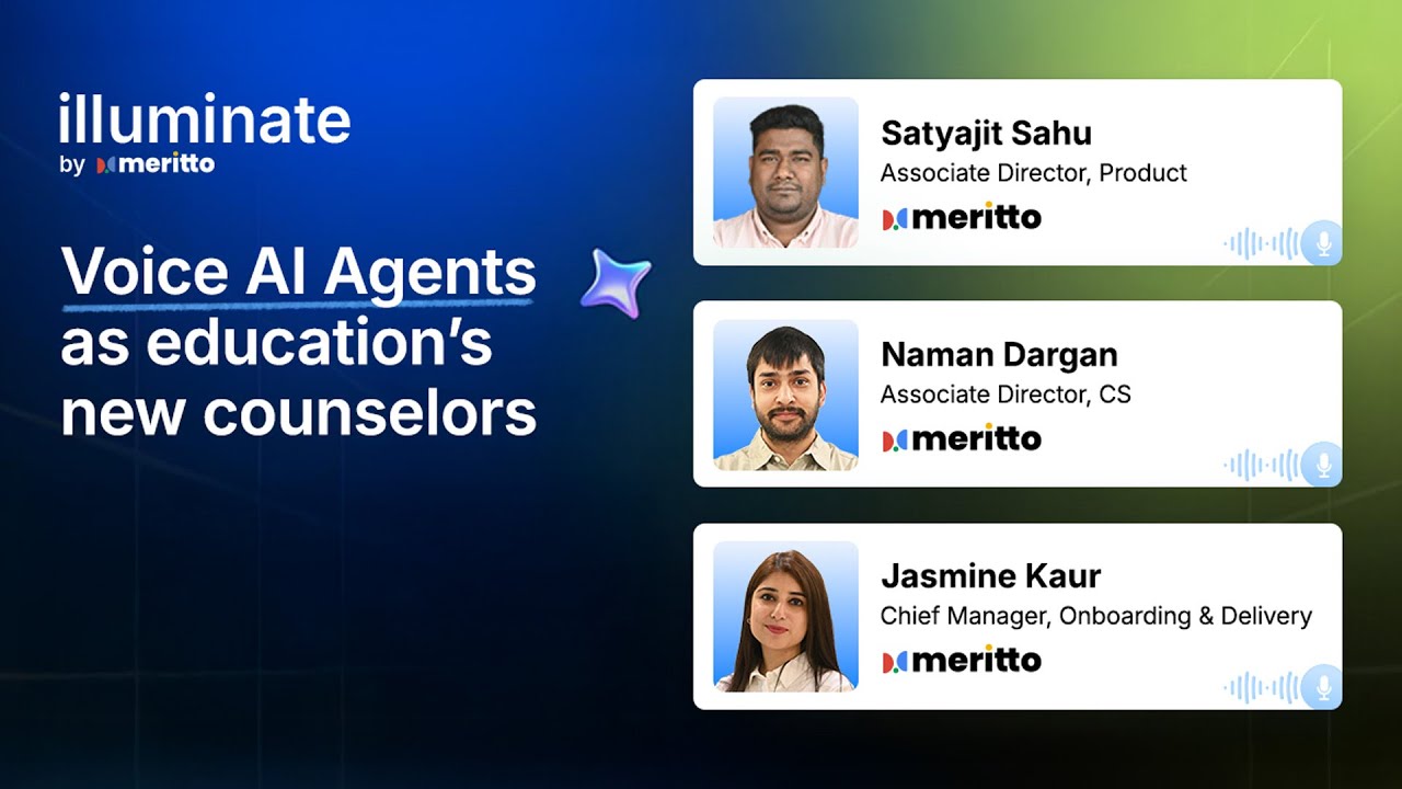 Voice AI Agents as education’s new counselors | #illuminateByMeritto