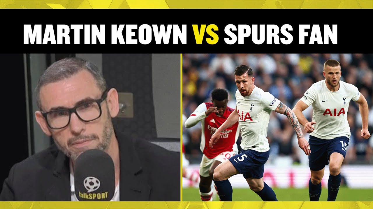Martin Keown CLASHES with Andy the Tottenham fan after Spurs thrash Arsenal 3-0 🔥