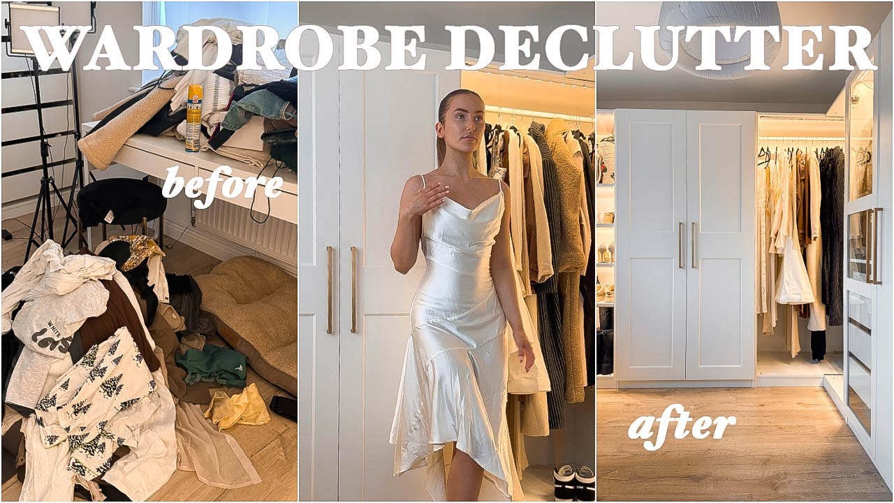 ORGANISE & RESET WITH ME | decluttering and trying on my ENTIRE wardrobe ✨