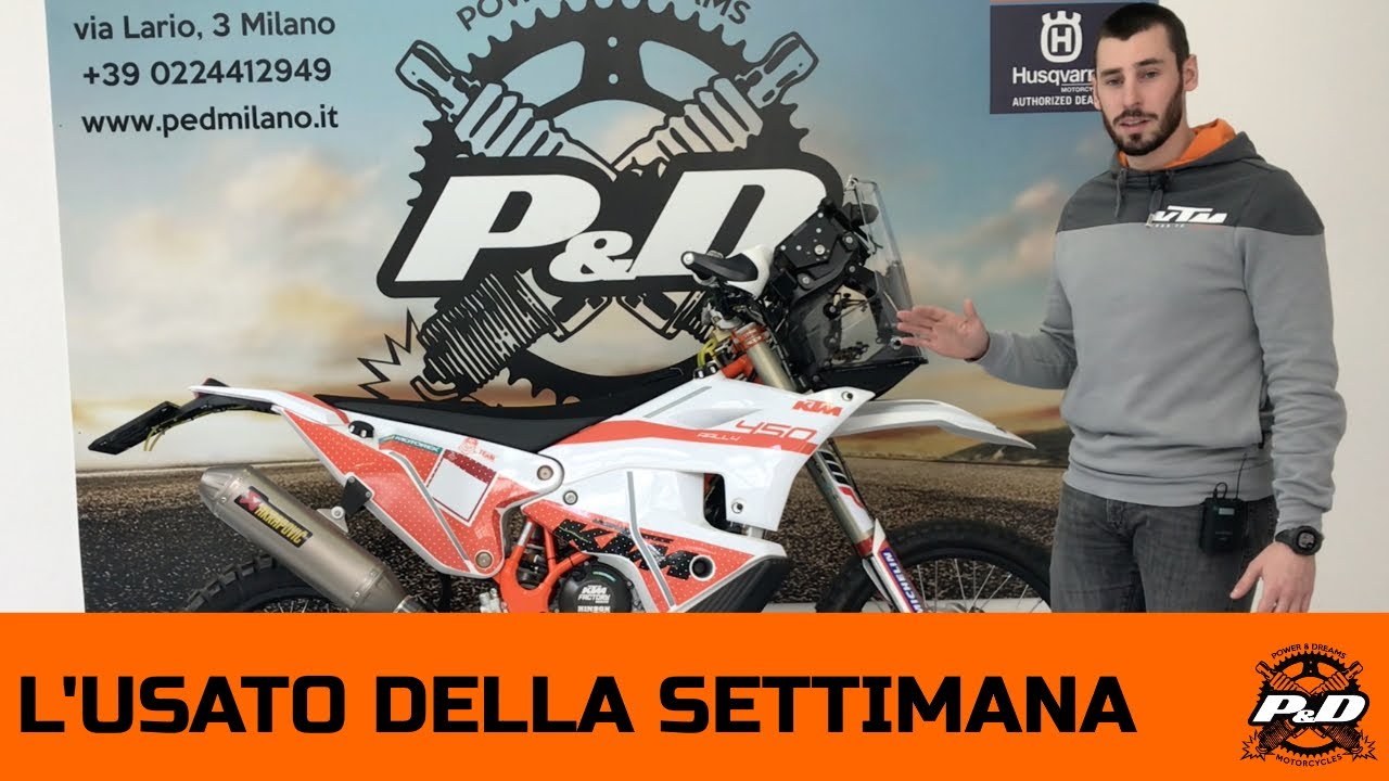 L'USATO DELLA SETTIMANA KTM 450 Rally