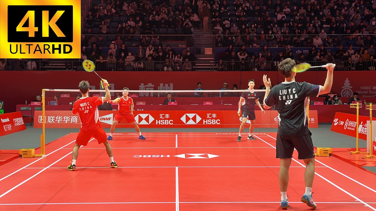 【🔥4K Nice Angle 】 Liang Wei Keng/Wang Chang vs LIU Yu Chen/OU Xuan Yi BWF World TourFinals 2023