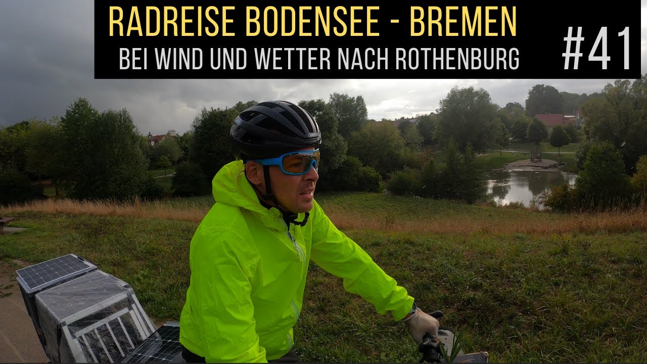 Ebike Radreise mit Hund - Bei WIND und WETTER nach Rothenburg ob der Tauber