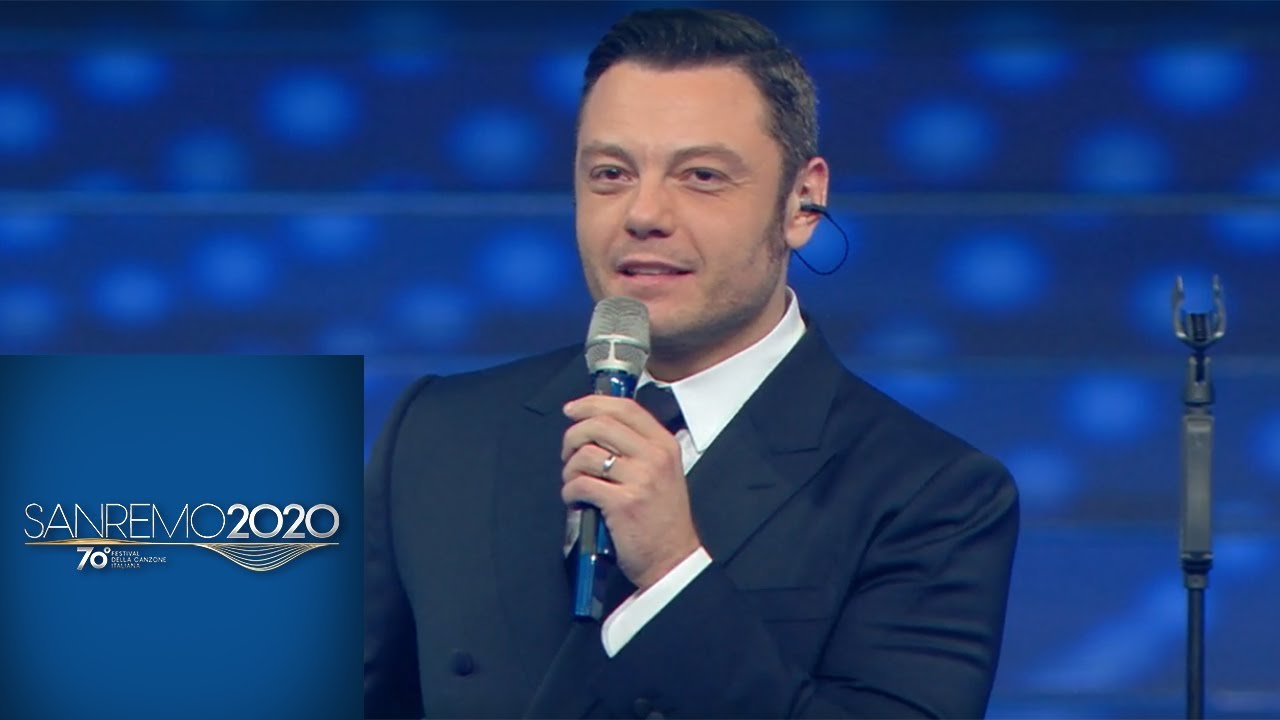 Sanremo 2020 - Tiziano Ferro canta 