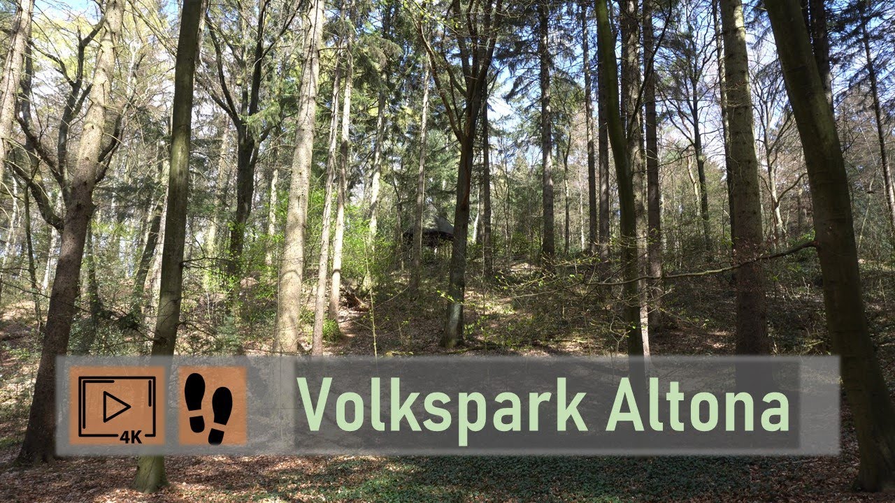 【4K】Spring Walk in Volkspark Altona | Hamburg 🇩🇪