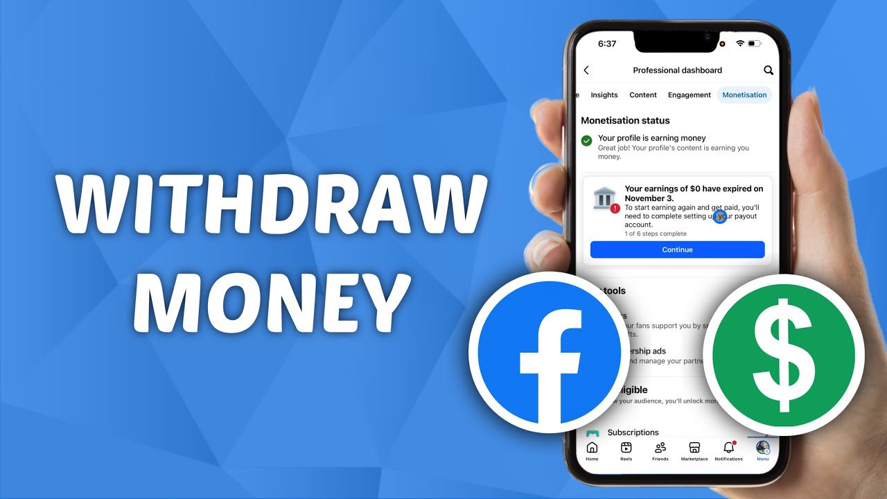 How to Withdraw Money from Facebook