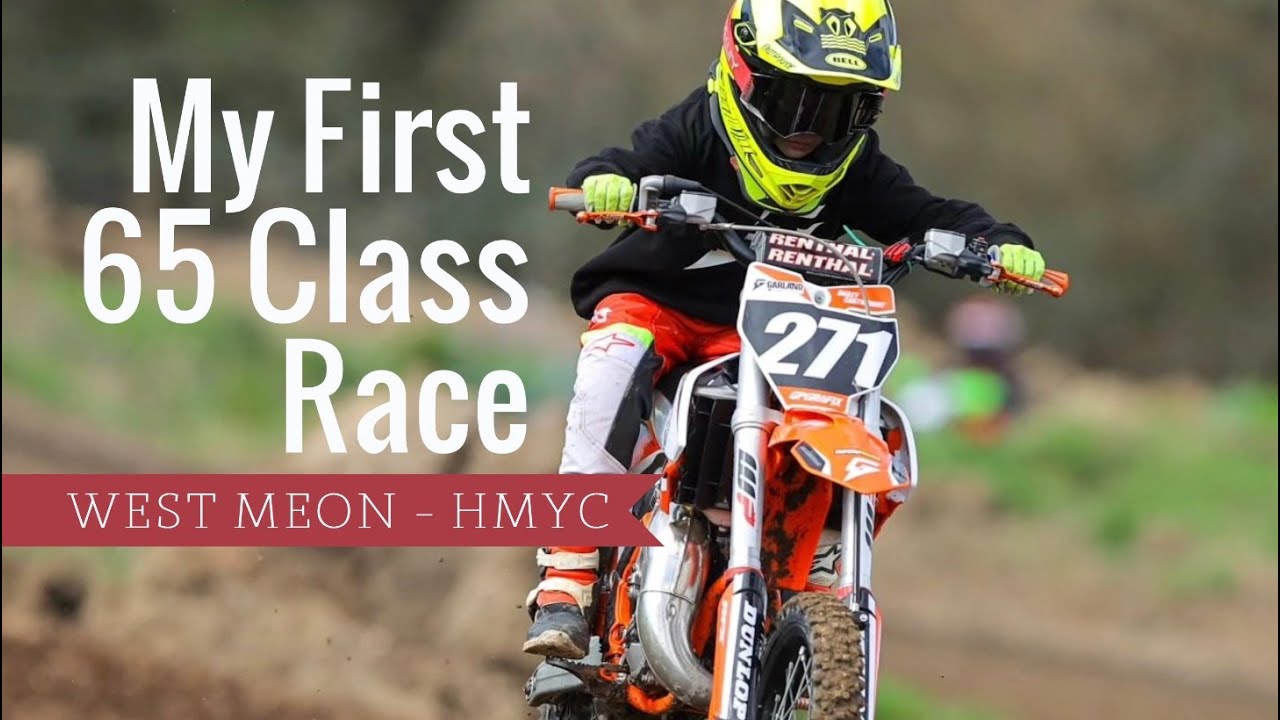 My First 65 race - HMYC Hampshire motocross youth club - west meon