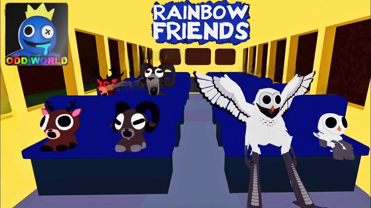 Playing As Baby Deer Owl Ram Vs Normal Deer Owl Ram In Rainbow Friends Full Gameplay