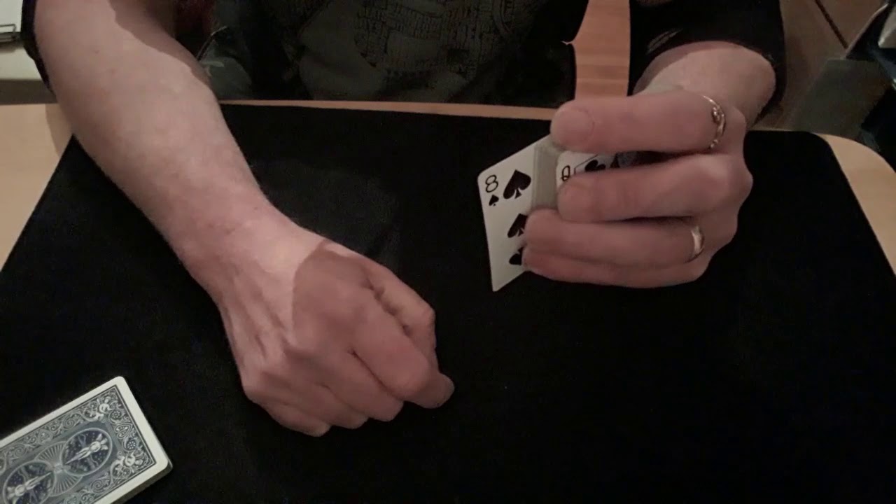 Bottom Deal Tutorial. Card Mat Tutorials.