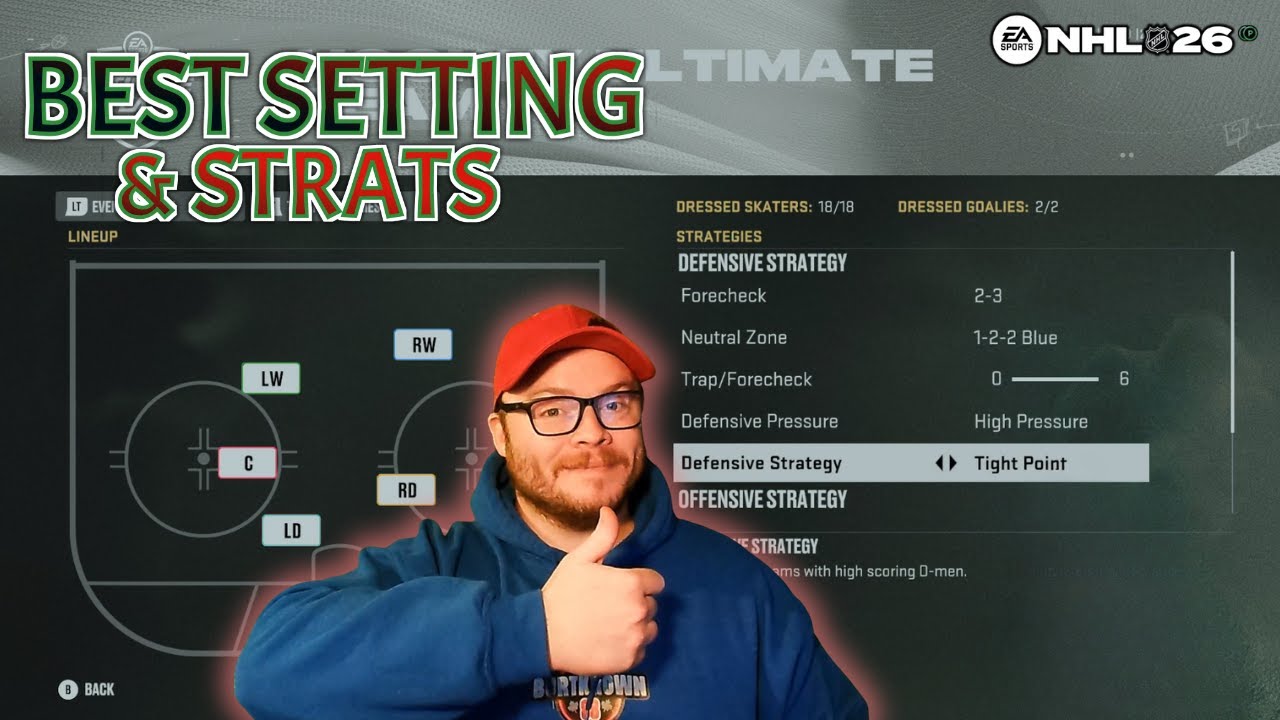 NHL 26 BEST SETTING & STRATEGIES