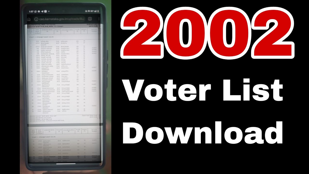 2002 voter list download | 2002 voter list kaise nikale | 2002 voter list name search