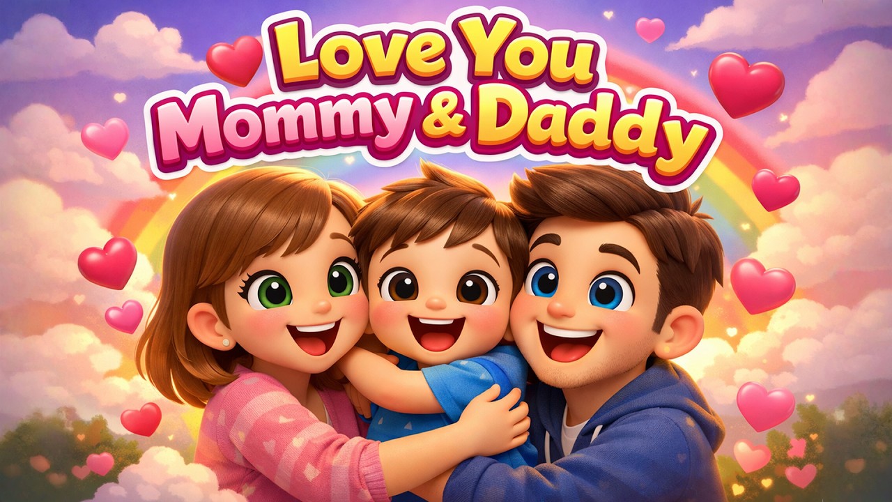 I Love You Mommy & Daddy ❤️ | Family Love Songs for Toddlers | Kids Songs Loop