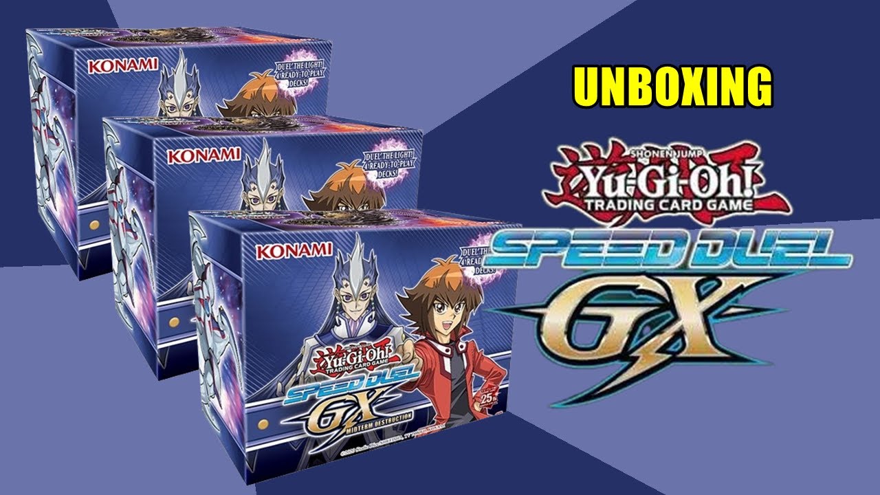 Yu-Gi-Oh! BOX SPEED DUEL GX: Destruição Intermediária (Midterm Destruction) - UNBOXING