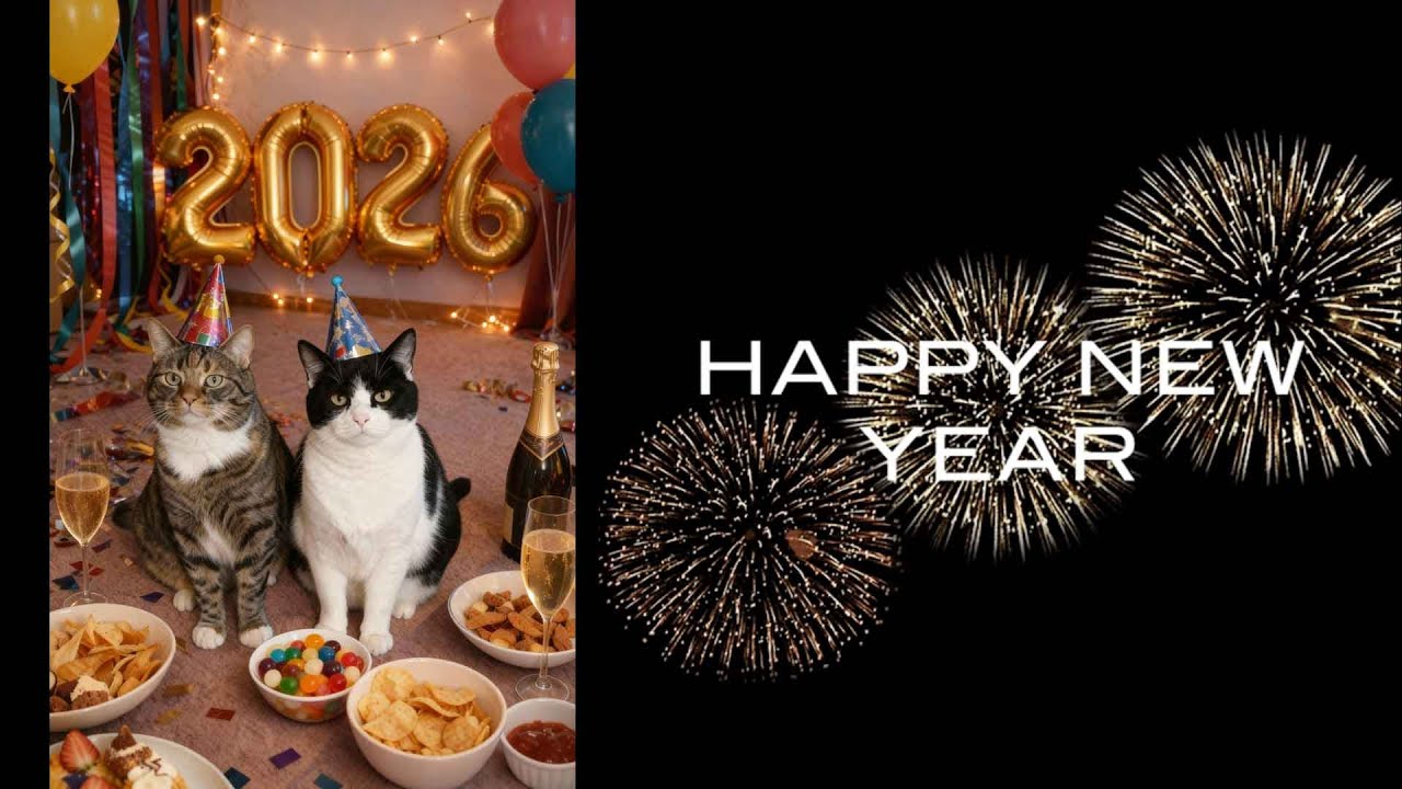 Der Chaos Cats Club wünscht ein Frohes Neues Jahr 2026!