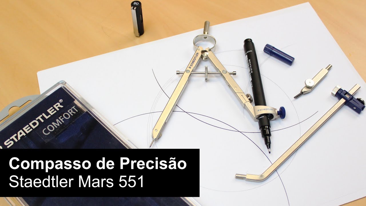 Compasso de Precisão com Prolongador Staedtler Mars 551