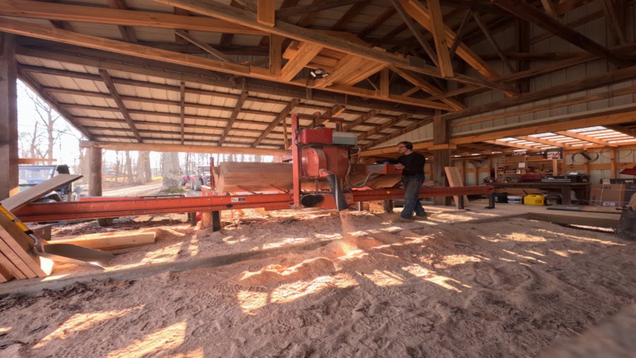 Quarter Sawing a 30-inch Red Oak