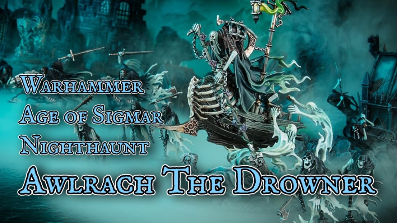Painting the tricky parts! Awlrach The Drowner - Warhammer Age of Sigmar Nighthaunt Unboxing