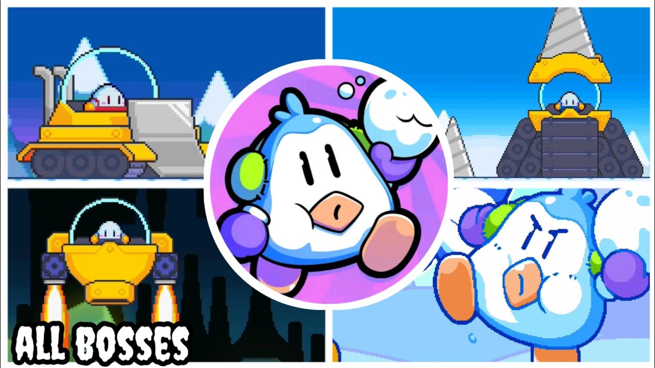 Snow kids - all bosses + ending