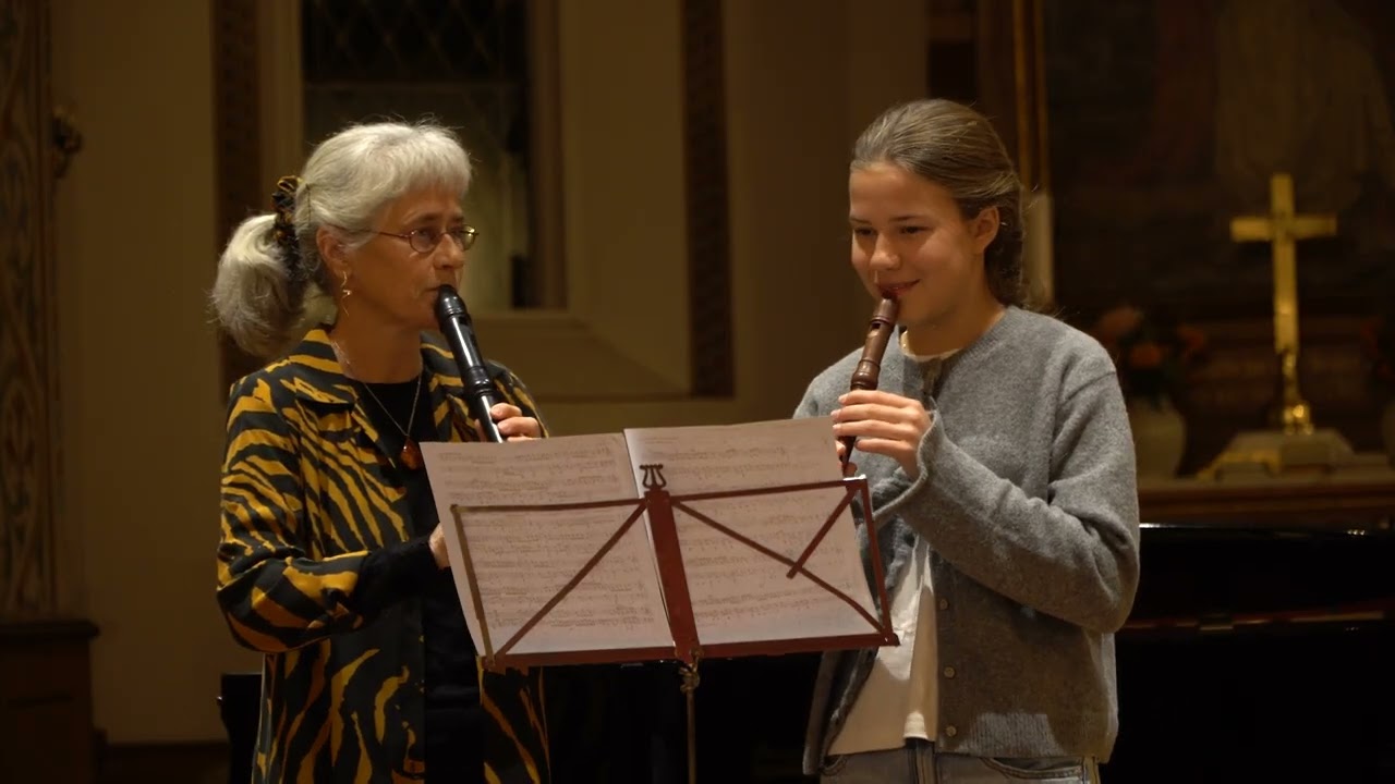 Sonata in E minor, 1st movement: Adagio + 4th movement: Vivace.  Performed by Xenia Stilund Nielsen