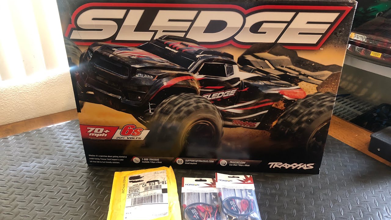 New Traxxas Sledge RTR How Is The Quality Control Of this Rc Out The Box ? First Run !