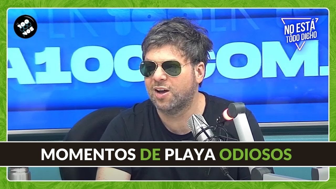🏖️GUIDO KACZKA reveló qué cosas le molestan de la playa 🏖️