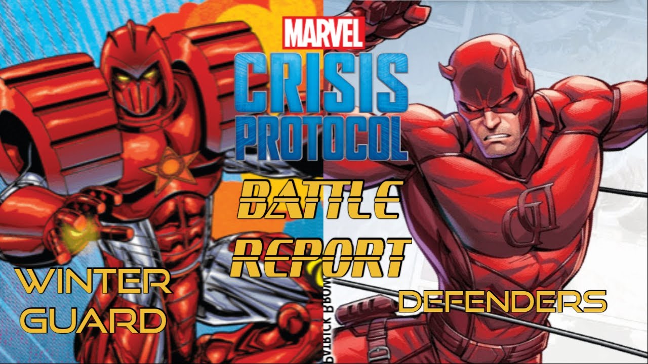 Marvel Crisis Protocol Winter Guard vs  Marvel Knights Battle Report  S04E37
