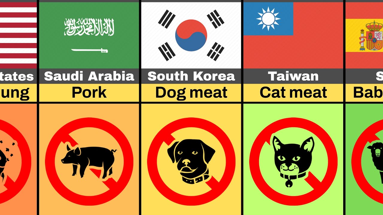 🌐 Comparison &mdash; Banned Foods From Different Countries