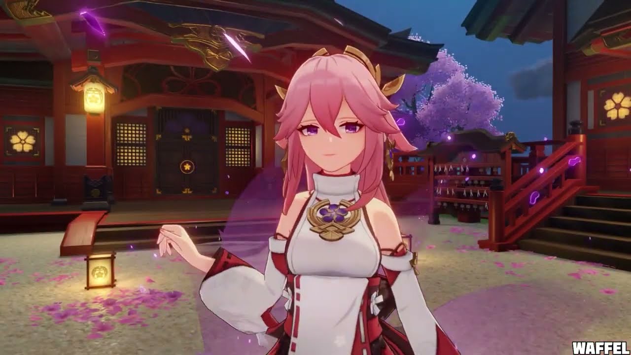Yae Miko Demo Gameplay Leaks | YaeMiko Gameplay Showcase [ Idle , E-Skill , Q-Skill ] Genshin Impact