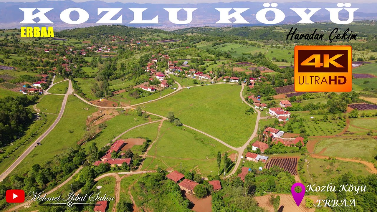 Kozlu Köyü (ERBAA) / 4K Havadan Çekim / Ah Neyleyim Gönül Senin Elinden / 25 Mayıs 2021 Salı