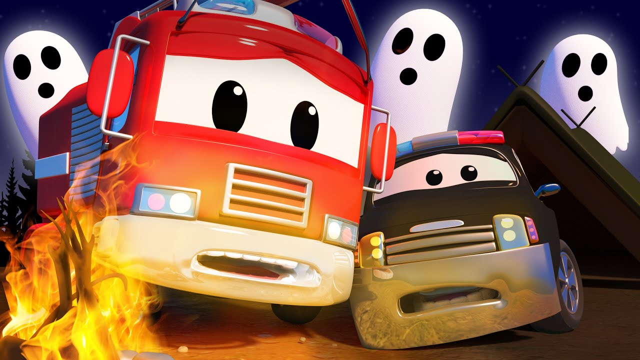 Autohl&iacute;dka ve Městě Aut 🚓  Stra&scaron;ideln&eacute; halloweensk&eacute; historky - N&aacute;klaď&aacute;ky pro děti