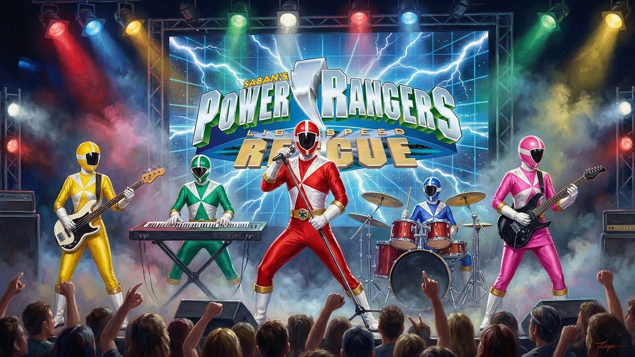 POWER RANGERS Lightspeed Rescue Theme Song - Rock Cover - Punk Style Soundtrack