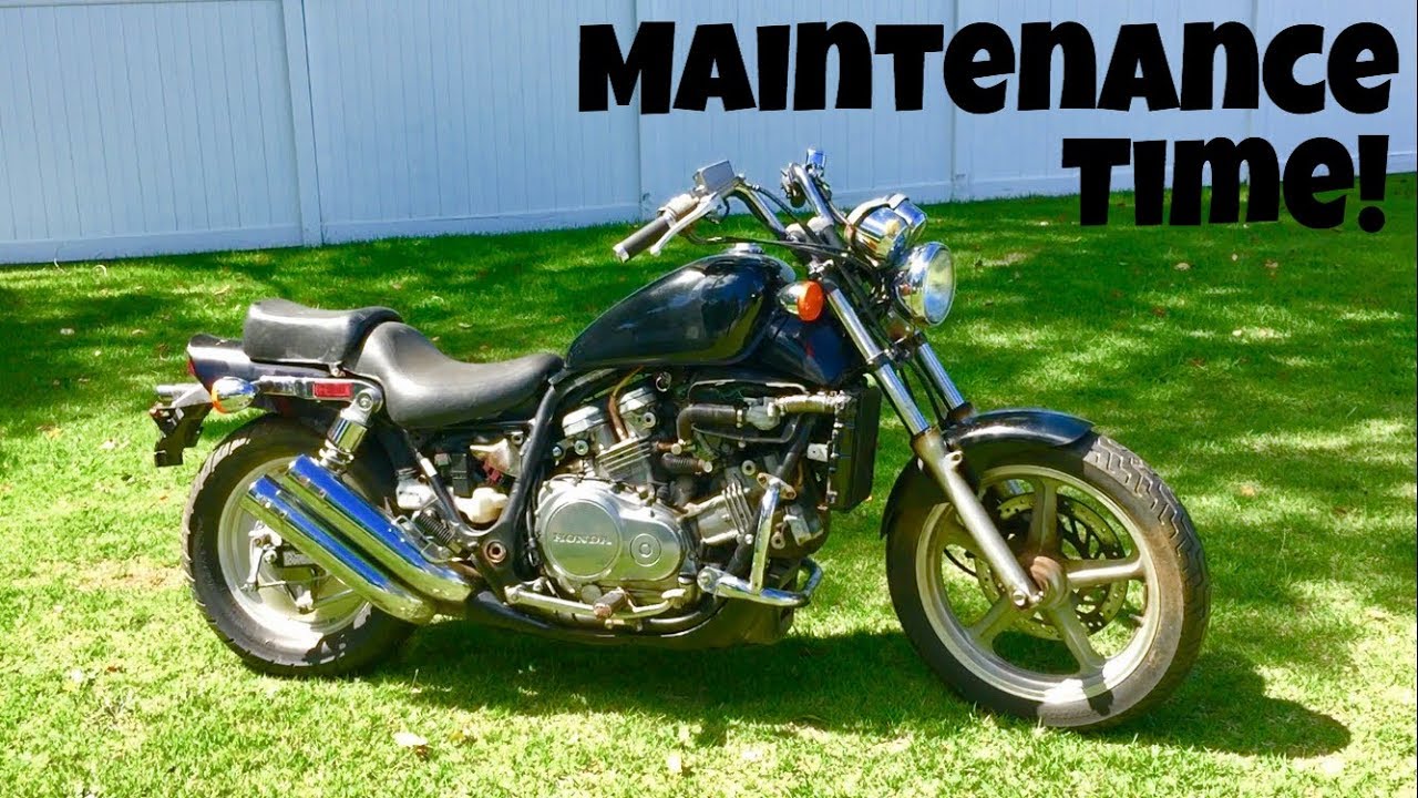 MAINTENANCE ON THE MOTORCYCLE!