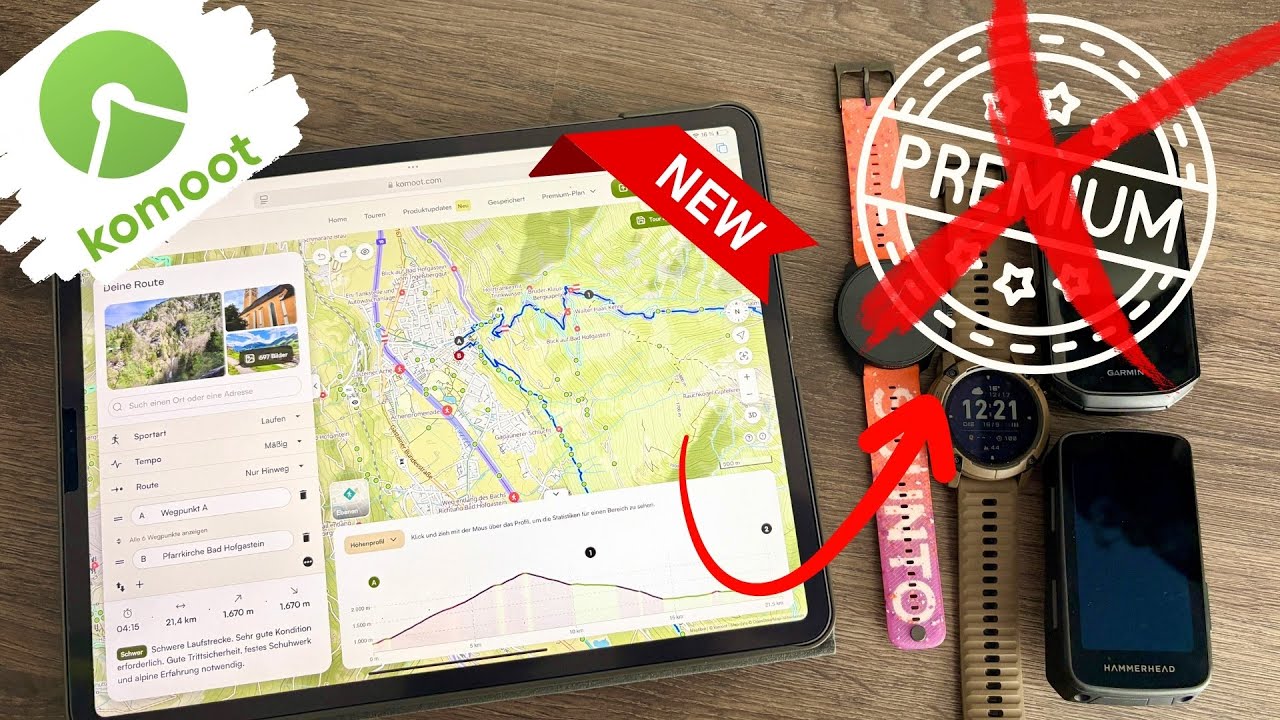 Komoot Sommer Update: Eine &Uuml;berraschung , neue Apple Watch App und vieles mehr!