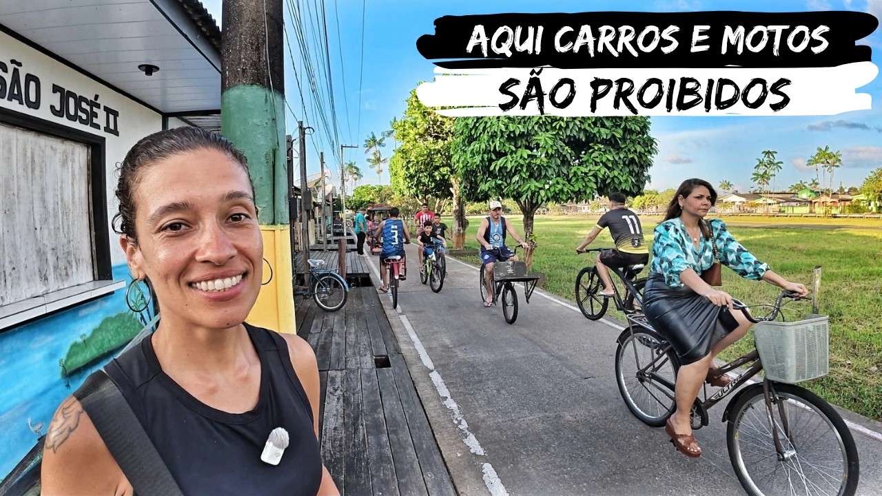A CIDADE ONDE CARROS E MOTOS SÃO PROIBIDOS