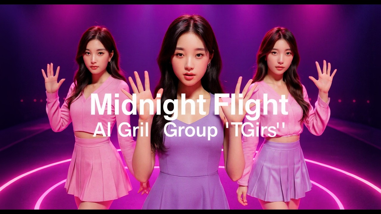 Midnight Flight    AI GrilGroup  TGirls electro-pop, future bass