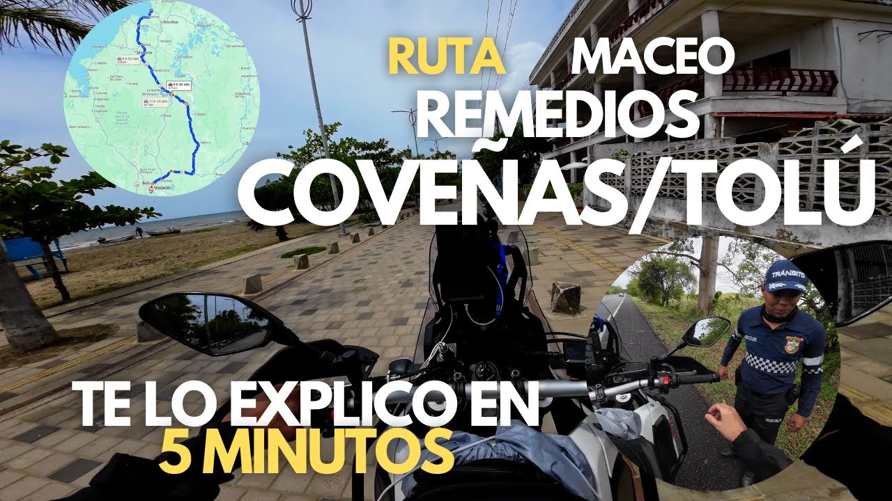 La Ruta PERFECTA de Medellín a Coveñas/Tolú en Moto 2025! | Yamaha Tenere 700 on highway