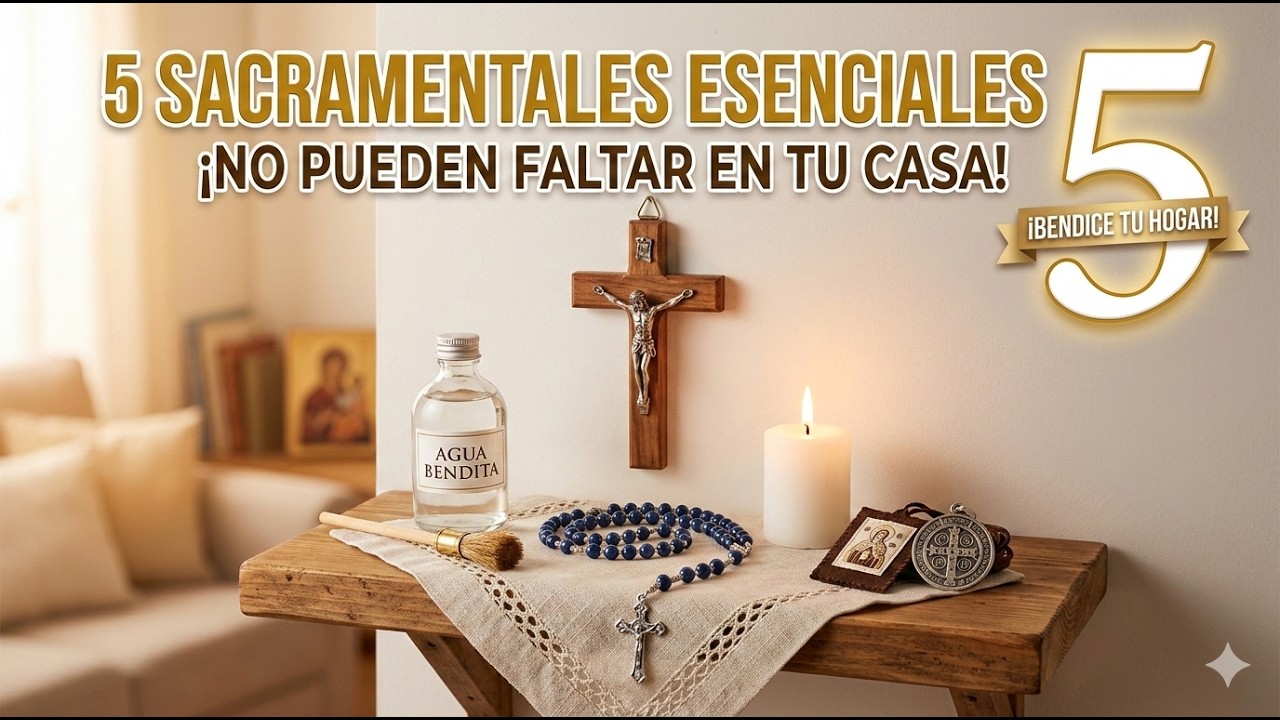 Sacramentales que todo Católico debería tener en casa