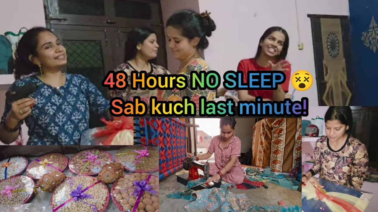Zindagi Ki Sabse Busy 2 Nights! Sister Engagement Vlog 💍✨ | 2025 | PREET ZONE | #engagement #vlog 