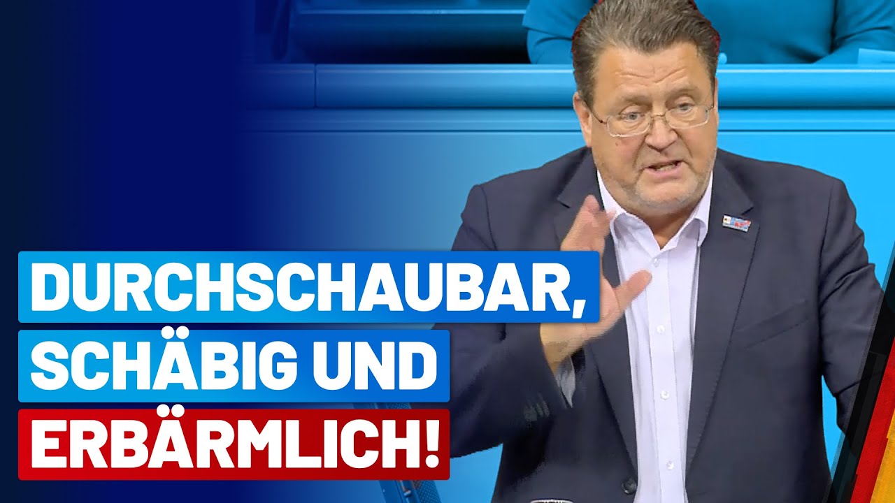Durchschaubar, sch&auml;big und erb&auml;rmlich! - Stephan Brandner - AfD-Fraktion