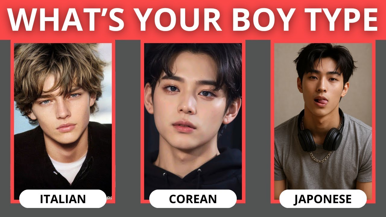 What’s Your Boy Type? 💘✨ 😳 | Fun Quiz Game 💘